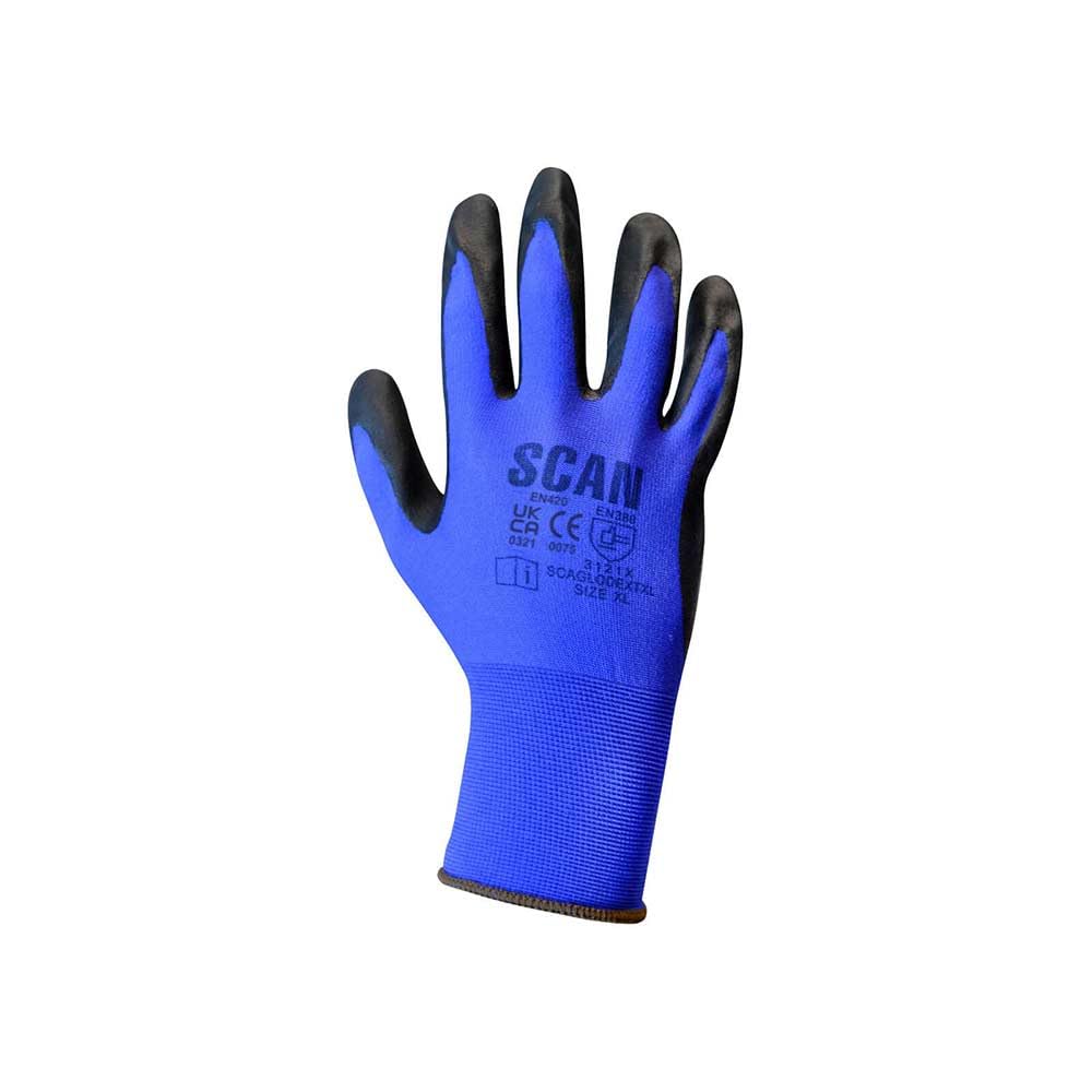 Scan SCAGLODEXTXL Max Dexterity Nitrile Gloves - Size 10 (XL)