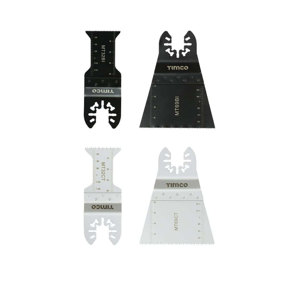 TIMCO Multi-Tool Blade Sets - 4 Piece Set