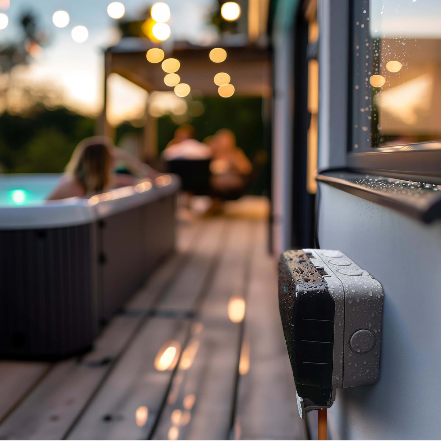 BG Smart! Weatherproof Outdoor Switched Double Socket Polycarbonate (PC)