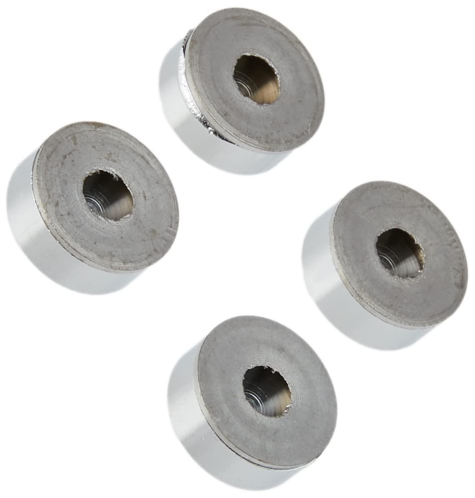 TIMCO Threaded Screw Caps Solid Brass Polished Chrome - 16mm