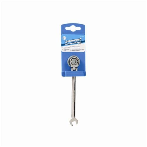 Silverline 196573 Flexible Head Ratchet Spanner, 13 mm