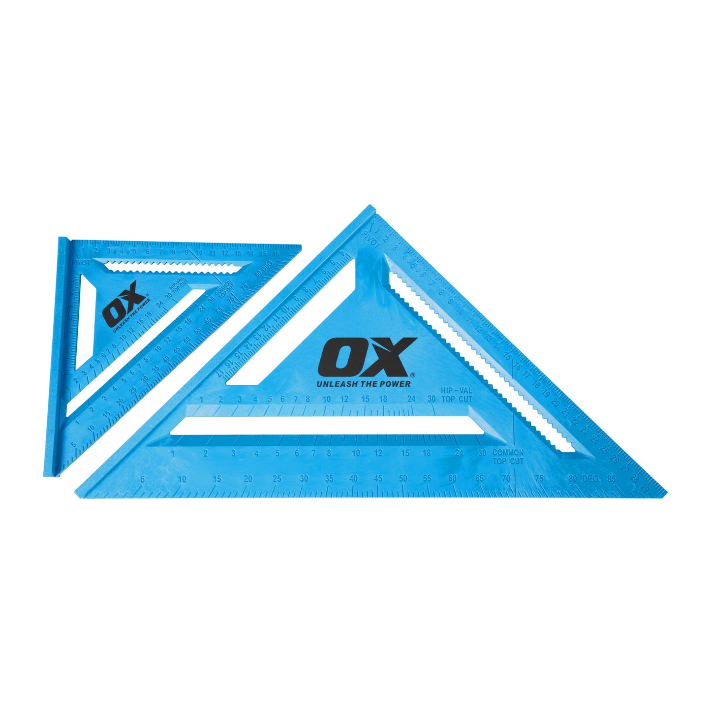 OX Tools Trade Roofing Plastic Rafters Square Set -180mm & 300mm