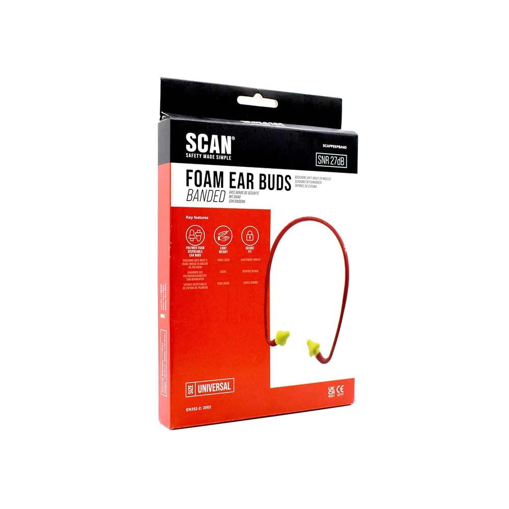 Scan SCAPPEEPBAND Banded Foam Ear Bud SNR27