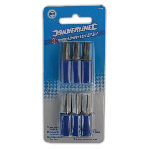 Silverline 577974 Impact Driver Bit Set 6pce