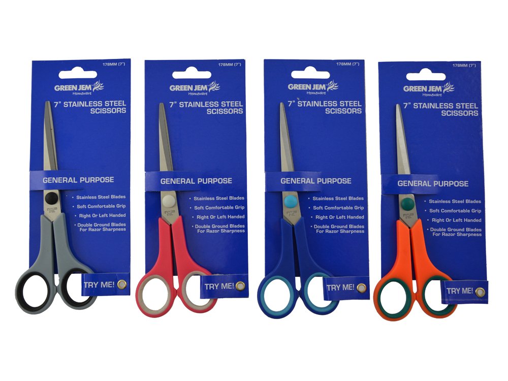 Green Jem Stainless Steel Scissors