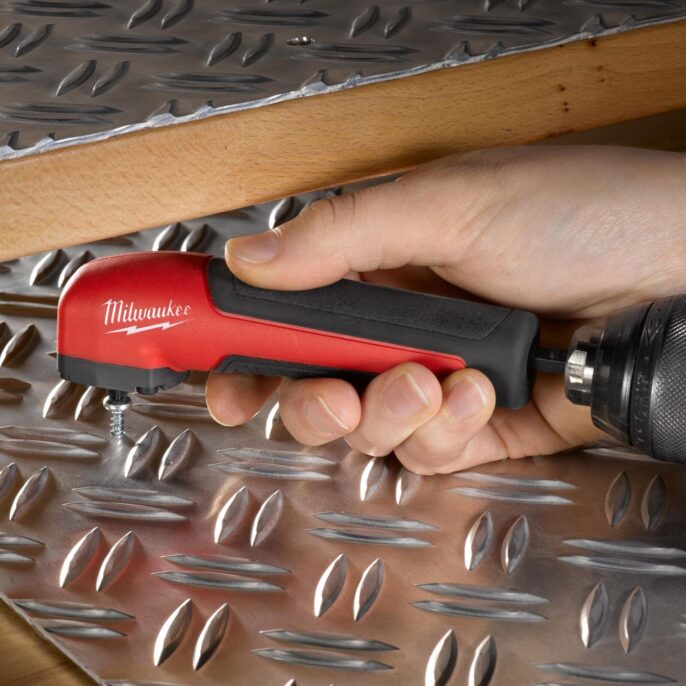 Milwaukee 4932471274 Shockwave Right Angle Drill Attachment With Bits