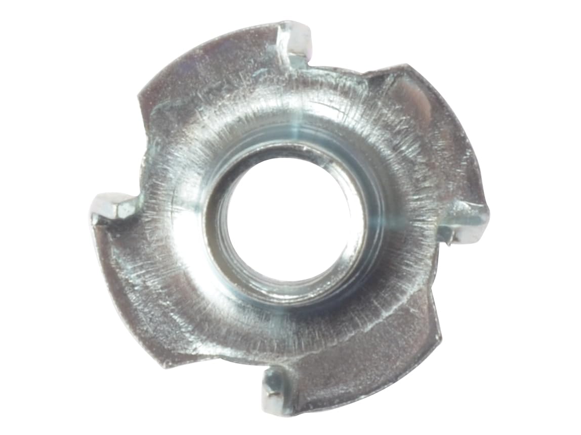 Pronged T Nuts ZP M6 Bag 10