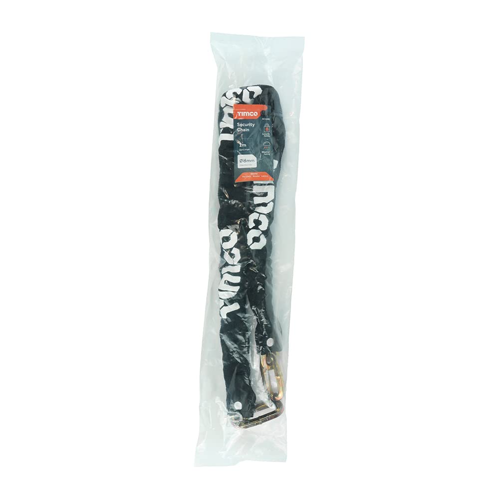 TIMCO Hex Steel Security Chain - 8mm x 1m