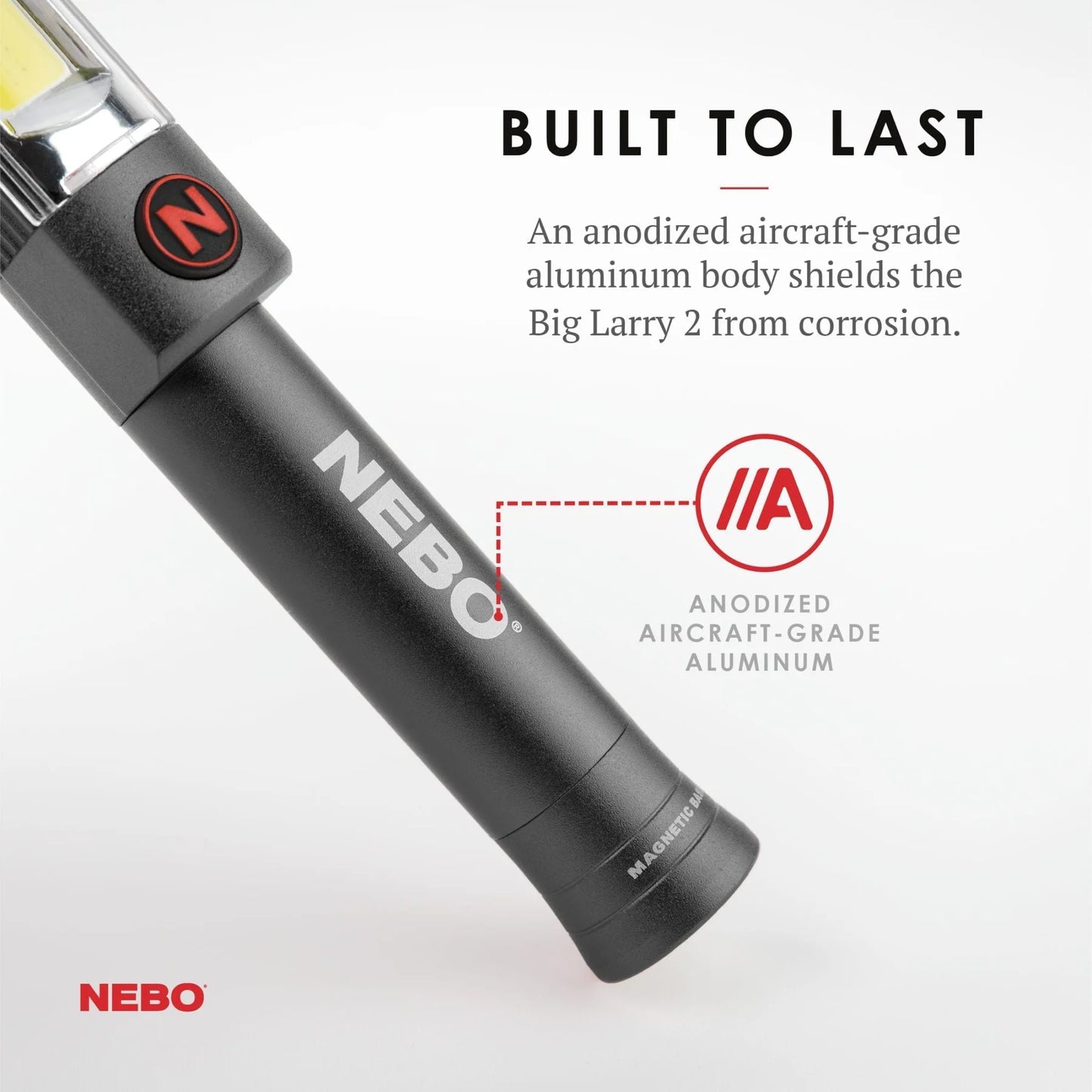 NEBO 6899 Big Larry Flashlight, Black