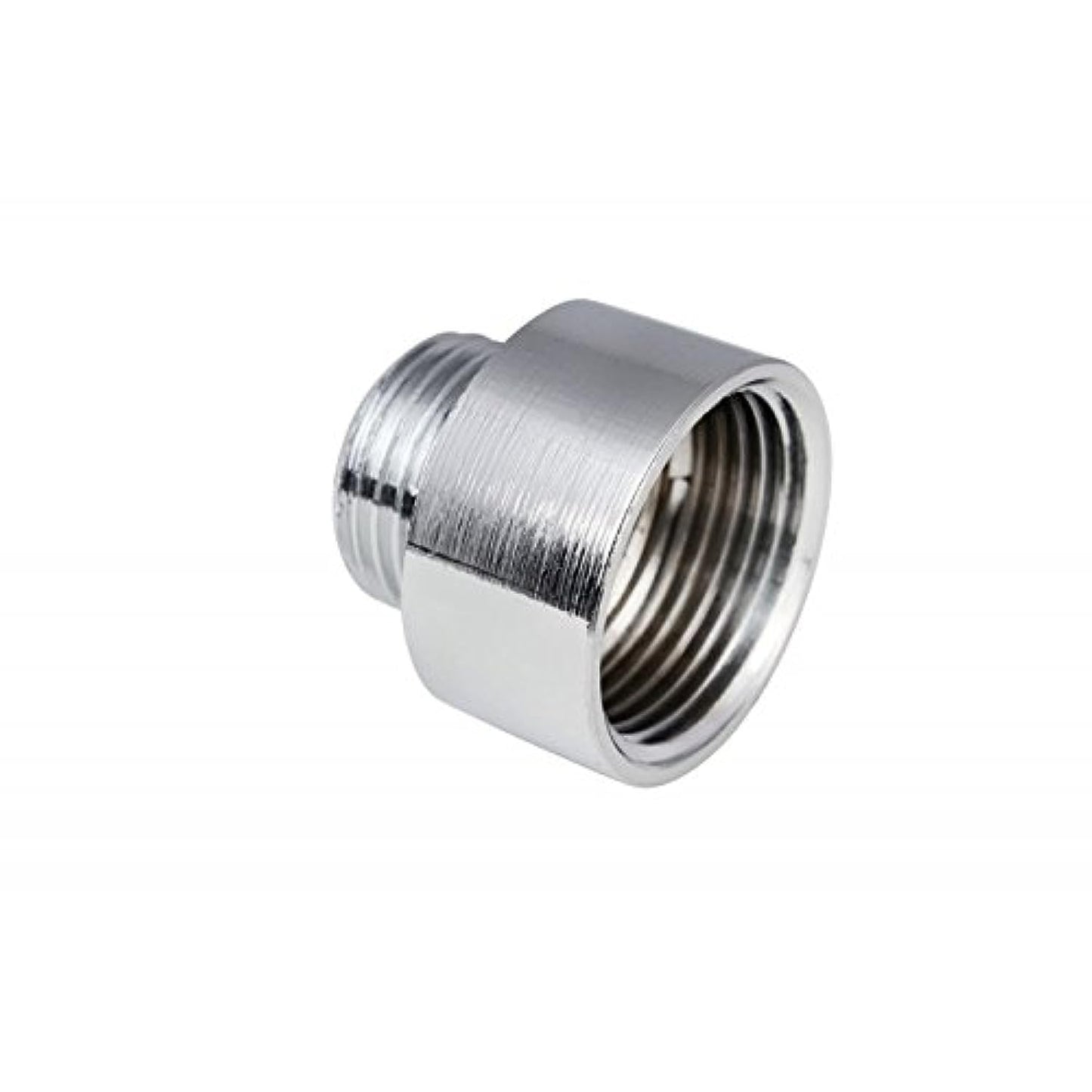 Chrome Water Pipe Reducer 3/4" x 1/2" BSP Thread Reducing Coupler Male / Female Tap Reduced Connector