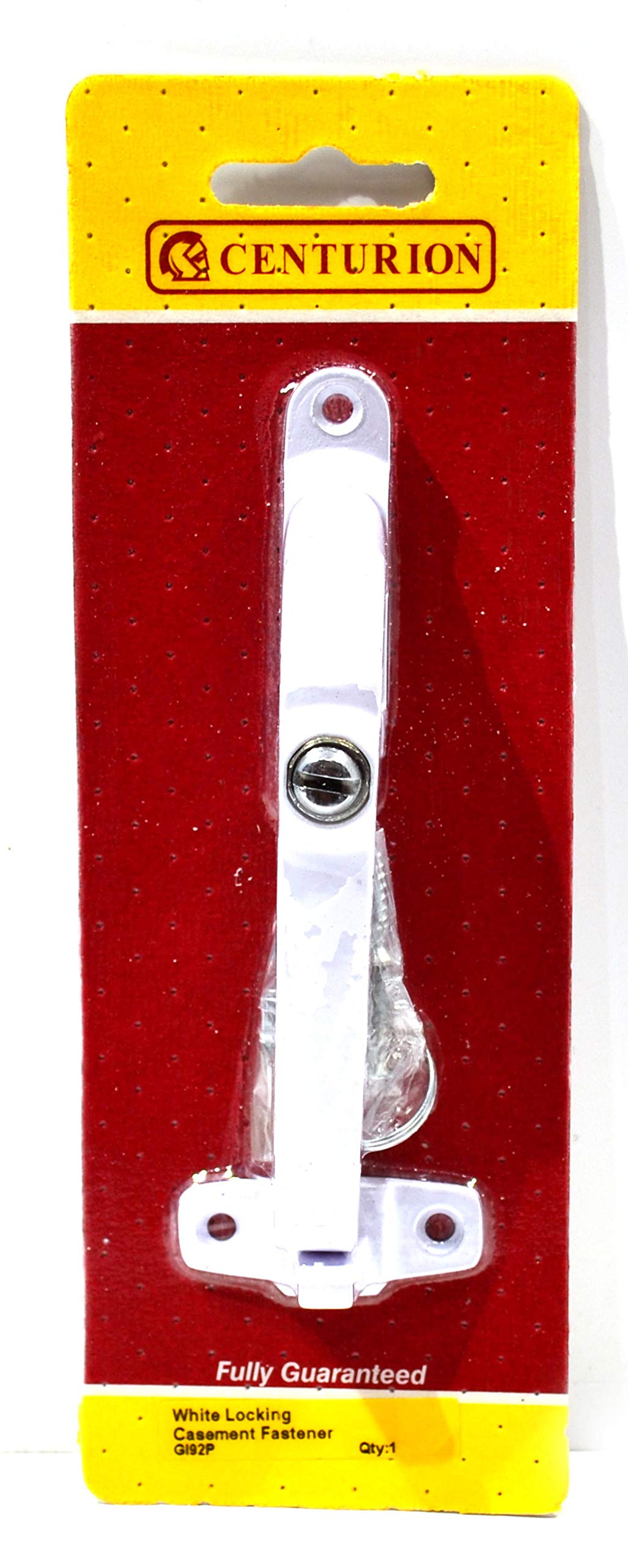 Window Locking Door Handle stay Fastener White 145mm