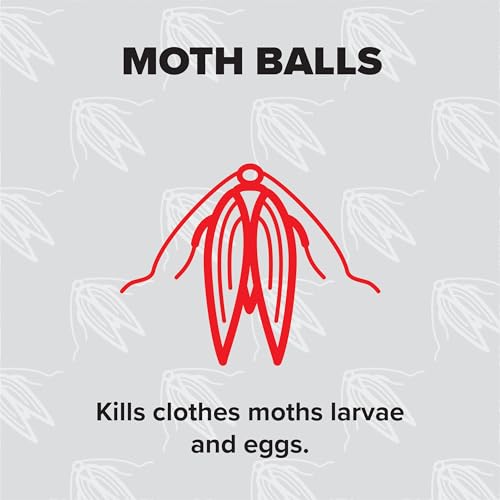 Rentokil RKLPSM97 Moth Balls (Pack of 20), Clear, 10.3x14.5x4.3 cm