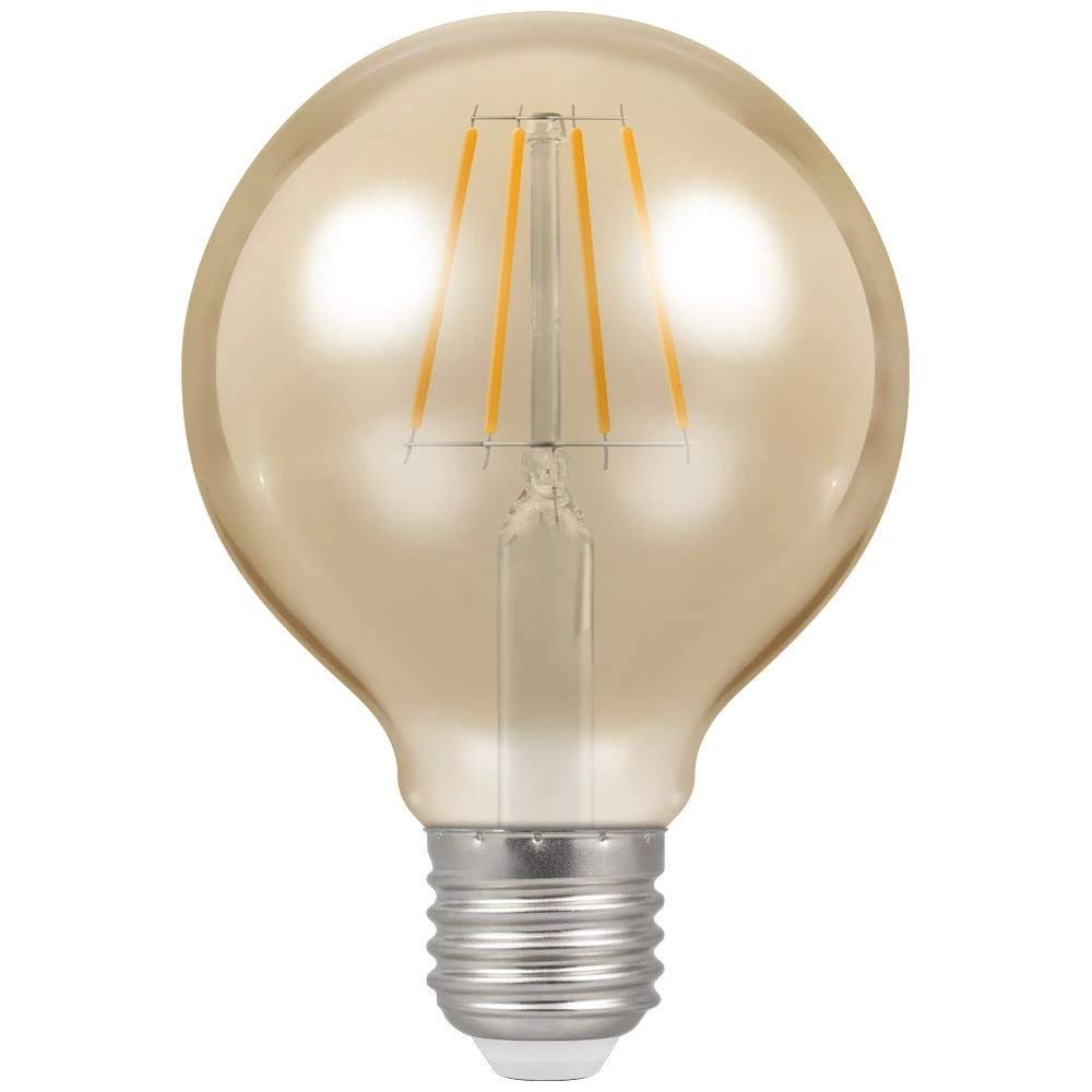 Crompton Lamps LED Light Bulb Antique-Bronze Filament, E27, 5 W