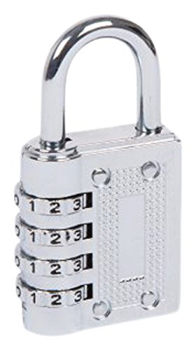 Fort Knox 77022 40 mm Combination Padlock, Silver