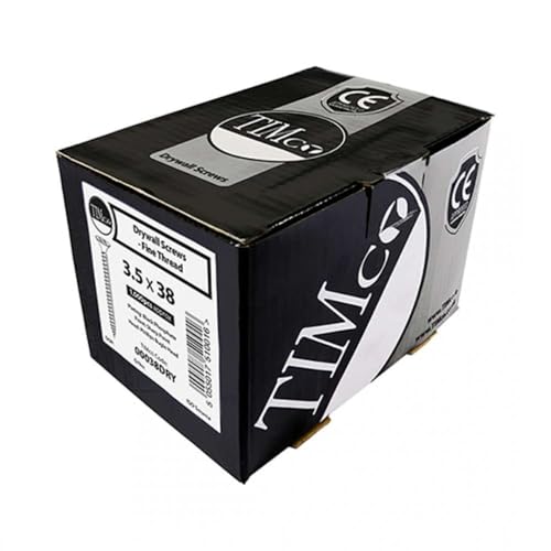 TIMco PH2 Drywall Screw - Black (Box of 1000)