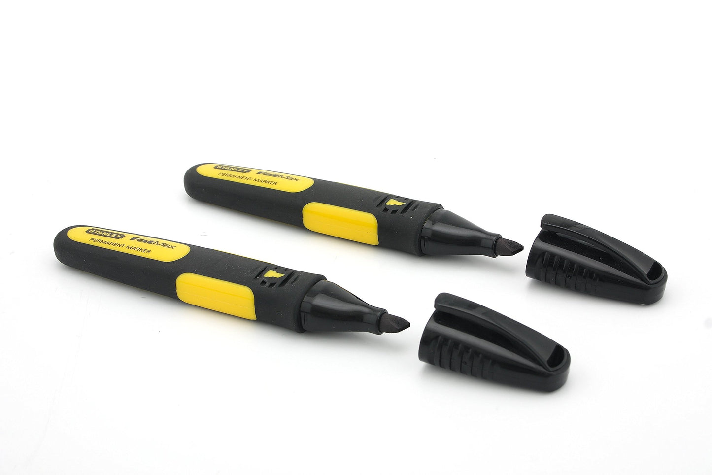 Stanley 0-47-314 FatMax Chisel Tip Marker (Pack of 2) - Black