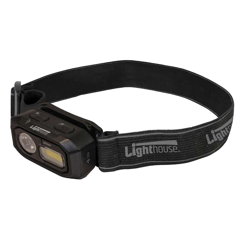 Lighthouse Elite Sensor Rechargeable LED Head Torch Black