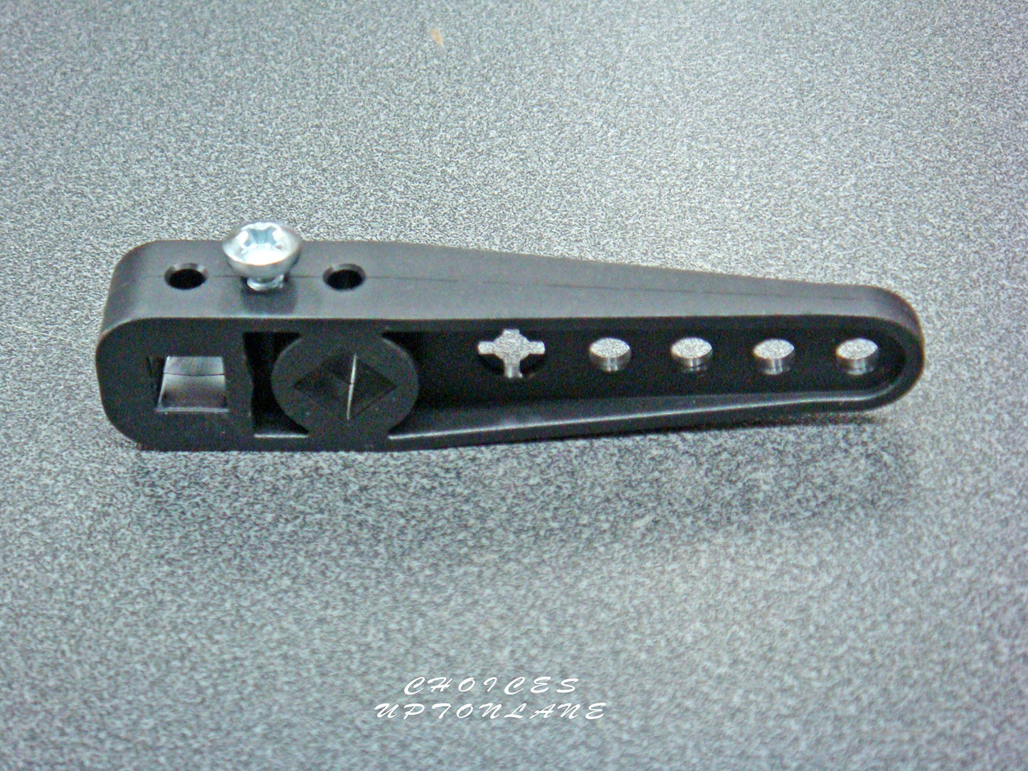 Replacement Black Plastic WC Toilet Cistern Flush Lever Multi Adjustable ARM