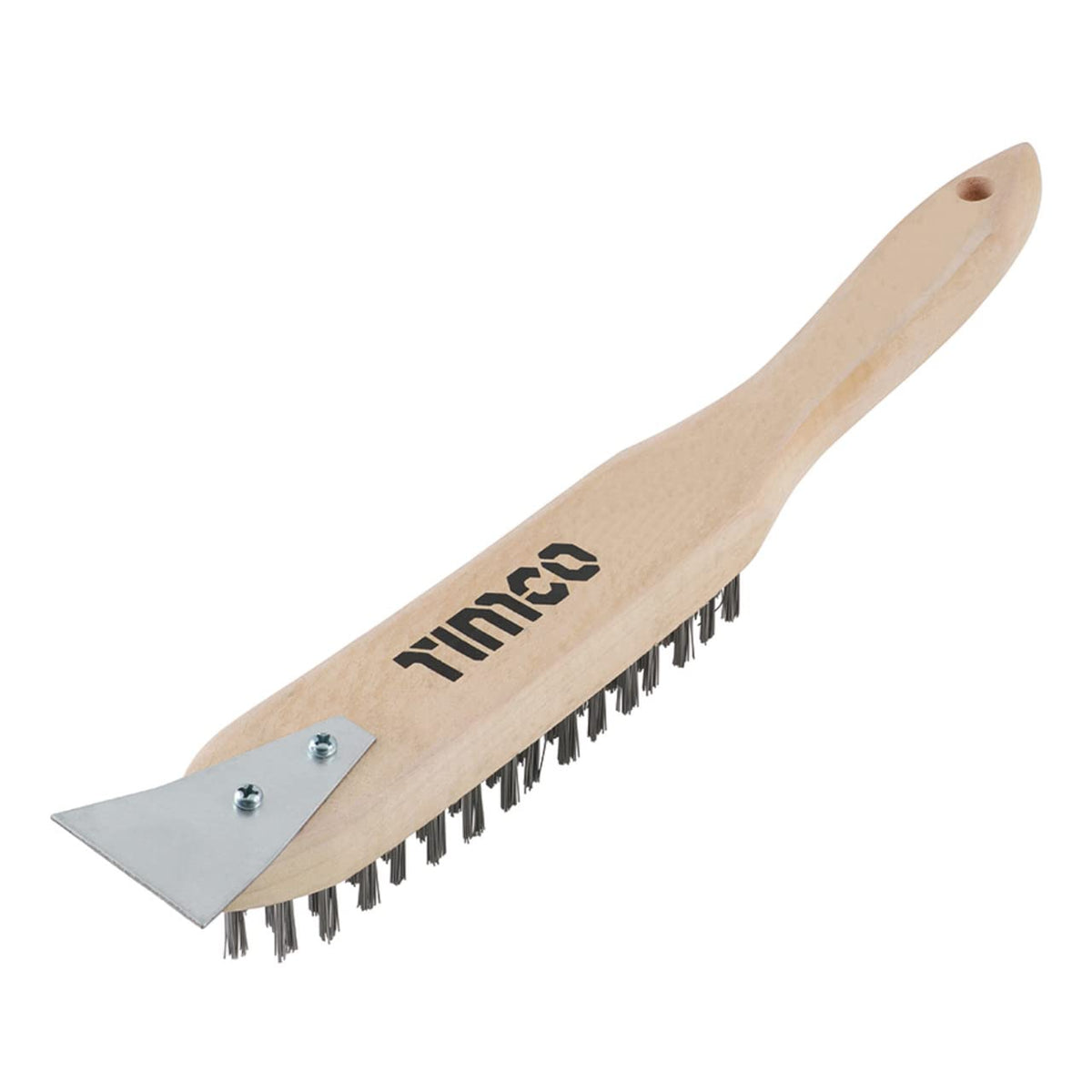 Timco Wire Brush & Scraper Steel (4 Rows)