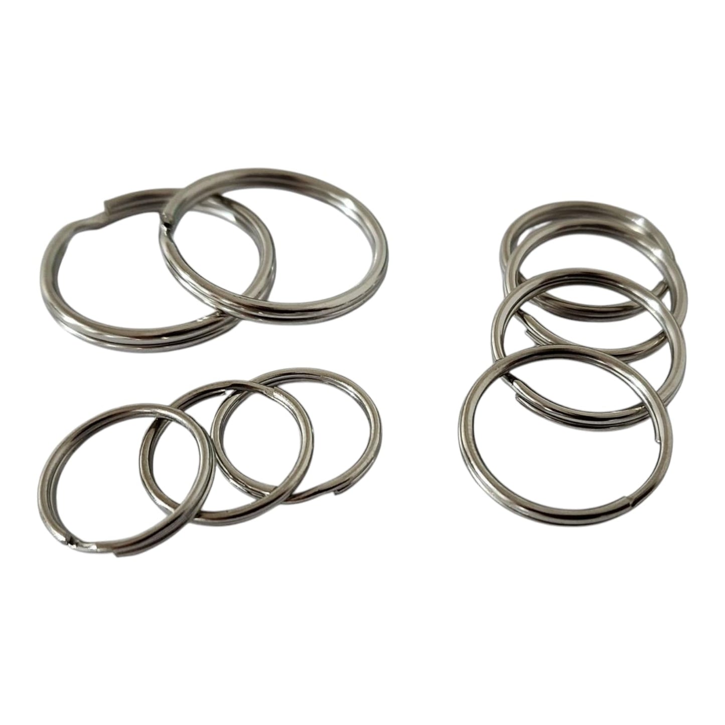 Assorted Keyrings Split Ring NP, Starpack Hardware 72729