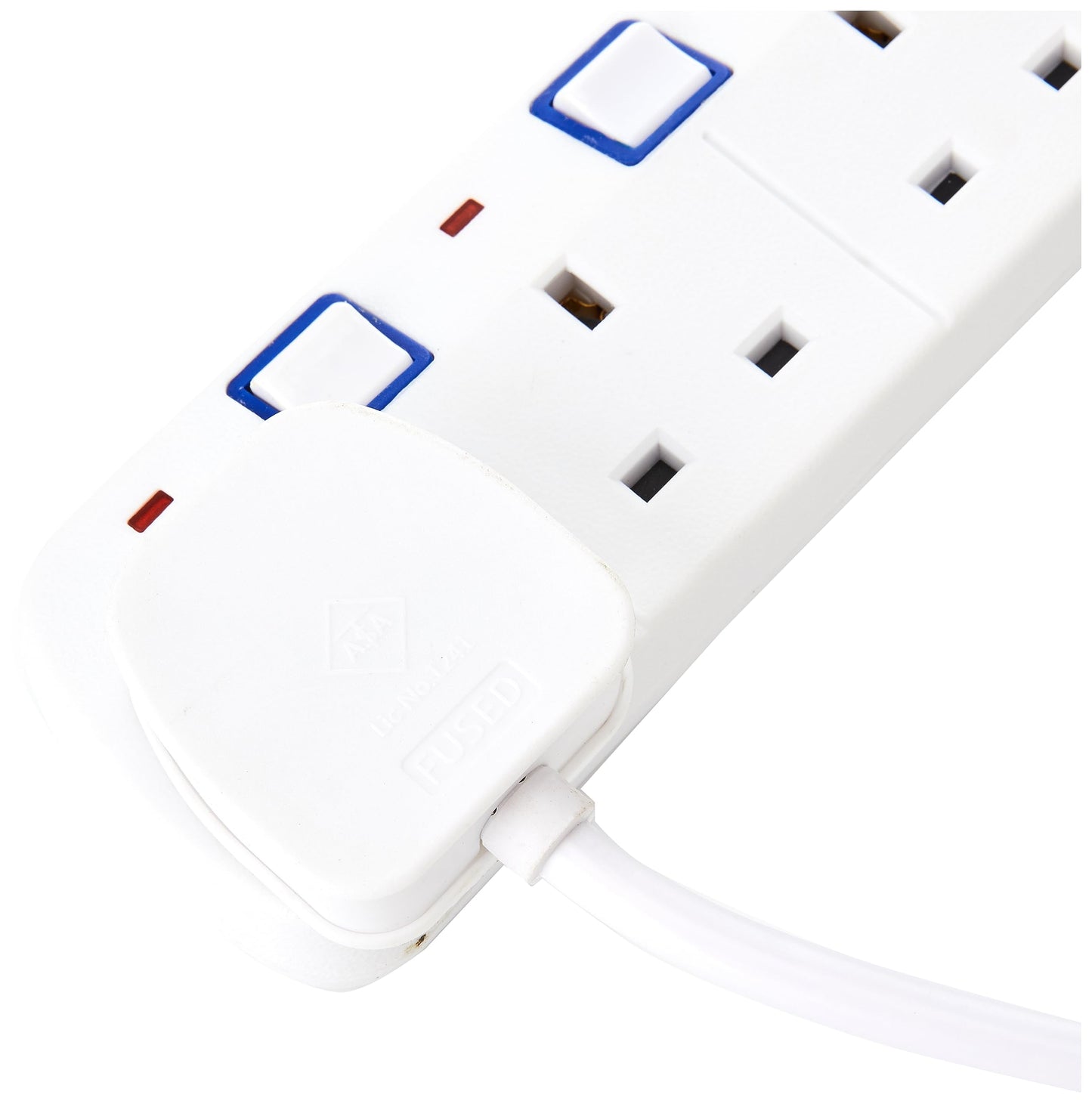 PowerMaster 341158 Switched Extension Lead 4-Gang 2m