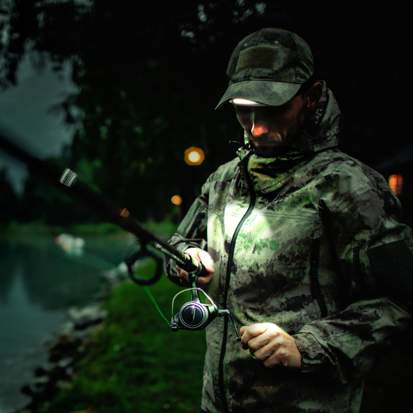 Luceco LED Flexible Head Torch with USB and PIR Motion Sensor, 4 Light Modes, Adjustable, Rechargeable, Suitable for Hard Hats, Inspection Lights, 5W, 350lm, 6500K, LILHF35P65