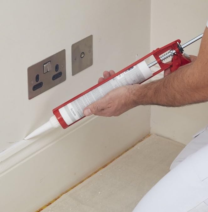 ProDec Skeleton Caulking Gun for Applying 400ml and 310ml Cartridge Caulks, Sealants, Silicones, Adhesives