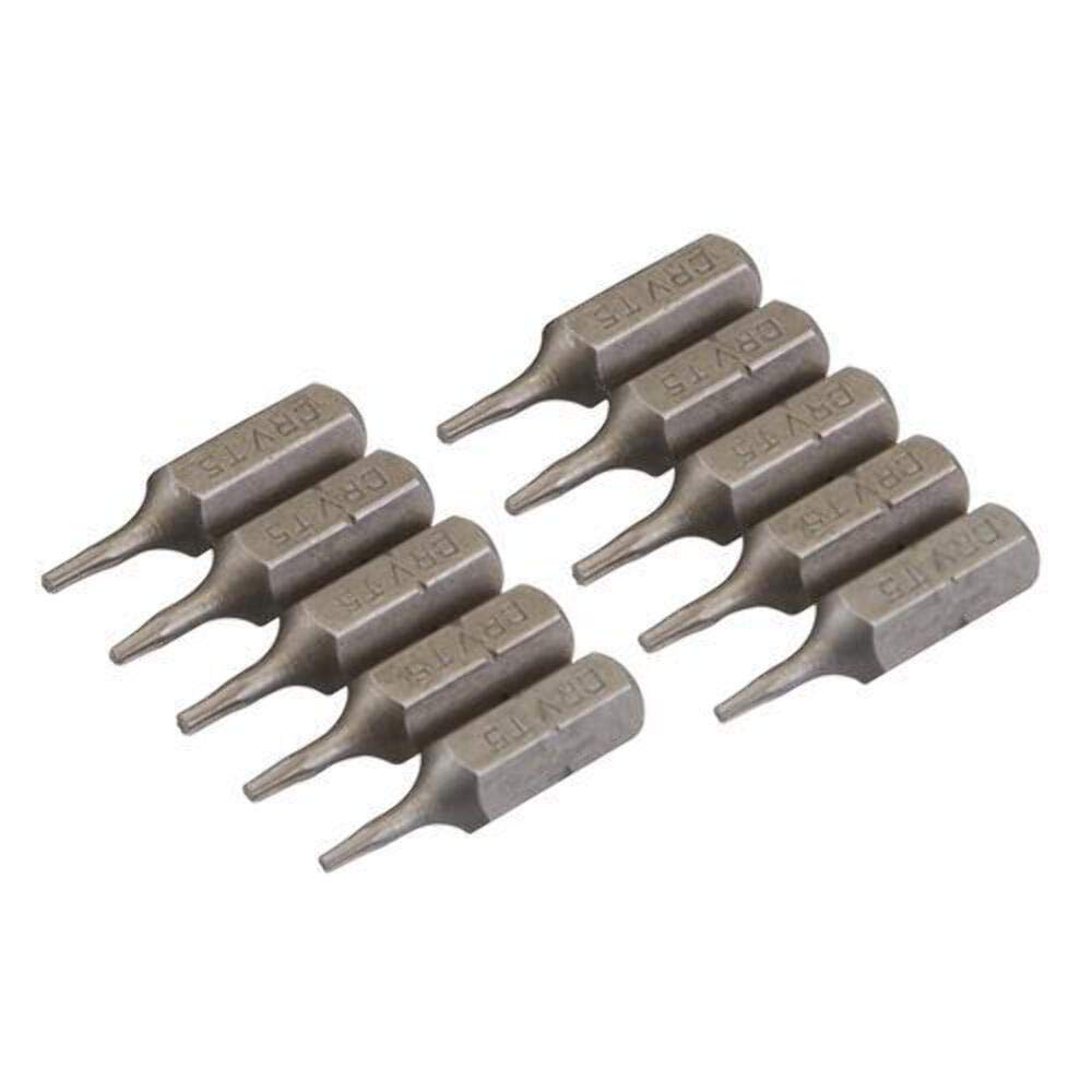 Silverline 686141 T5 Cr-V Trox Bit - Pack of 10