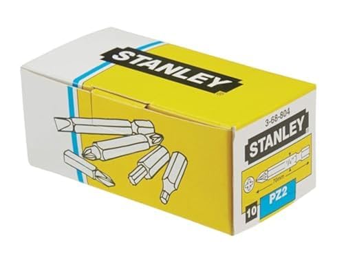 Stanley 168949B Pozidriv 2 Point Bit 25mm (25 Pieces)