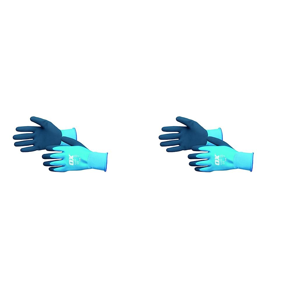 OX Waterproof Latex Gloves Size 9 / Large
