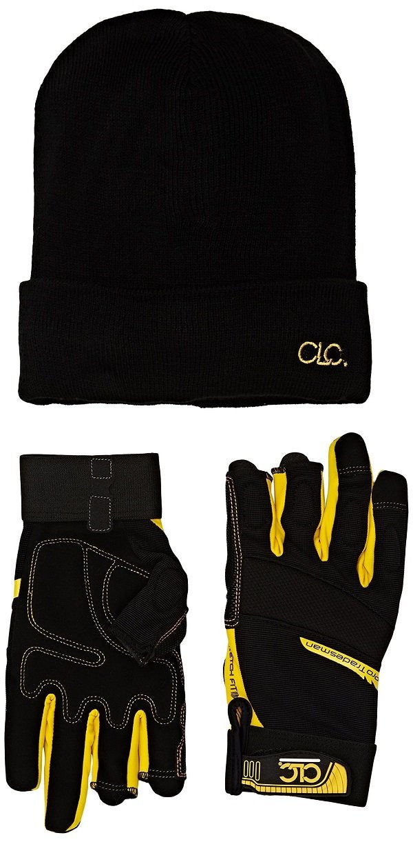 Kunys KUNFLGLOVE CLC Fingerless Gloves and Beanie Hat