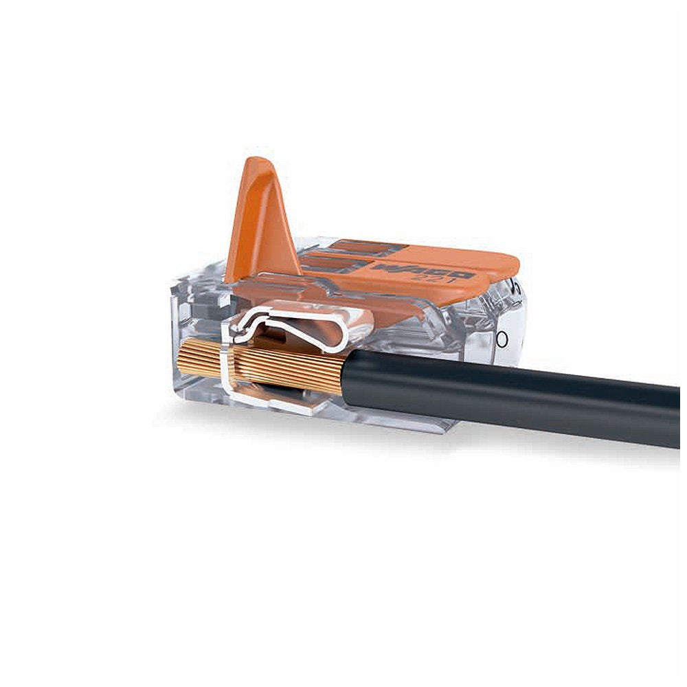 20 x Wago Compact Connecting Clamps with Operating Lever, 2 Way, 221-412, Lever Clamp, Box Clamp