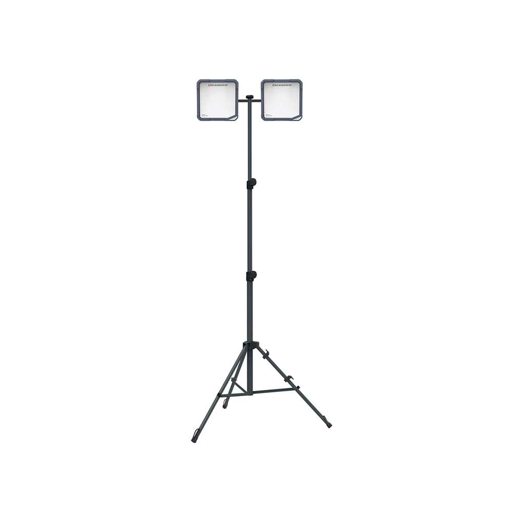 Scangrip 35308 Lighting 03.5308 Dual Bracket for Positioning of Two Lamps, Black