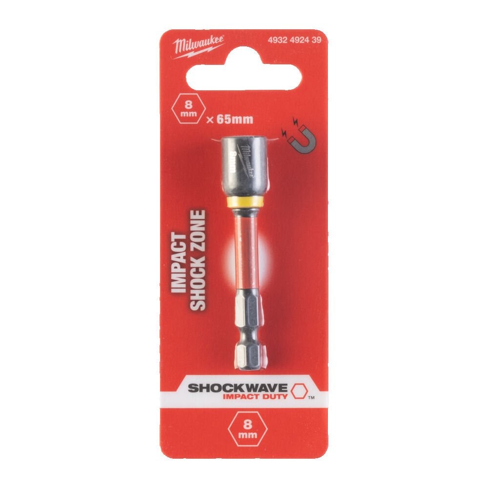 Milwaukee nut driver mag shw hex 8mm x 65mm 1pc
