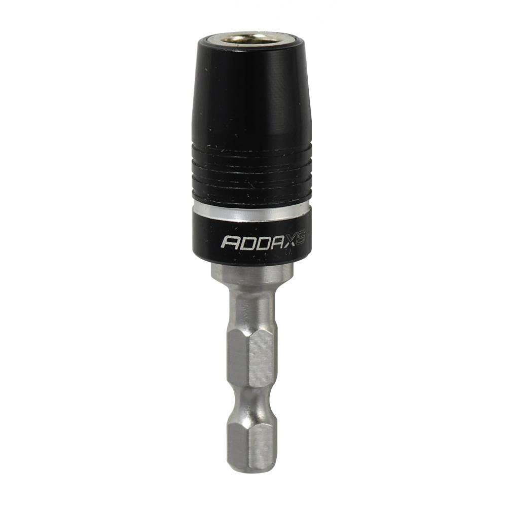 Pack of 1 x Addax (X6) Impact 60mm Magnetic Screw Holder 1/4" Adaptor for Impact Drivers