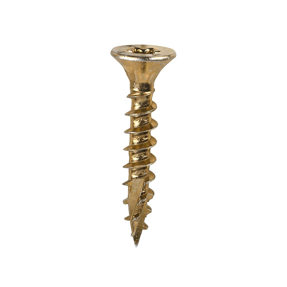 TIMCO C2 Clamp-Fix Multi-Purpose Premium Screws - TX - Double Countersunk - Yellow - 5.0 x 30 - Box of 200