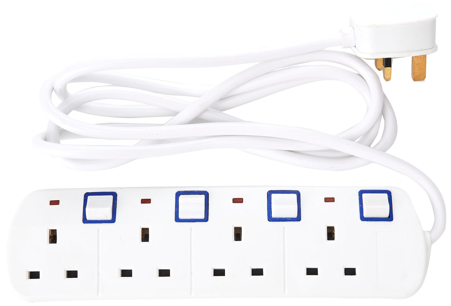 PowerMaster 341158 Switched Extension Lead 4-Gang 2m