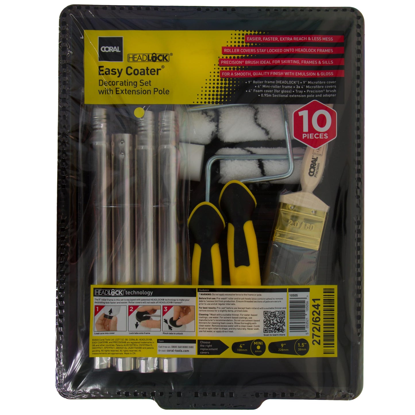 Coral Easy Coater Paint Roller Sets Kits