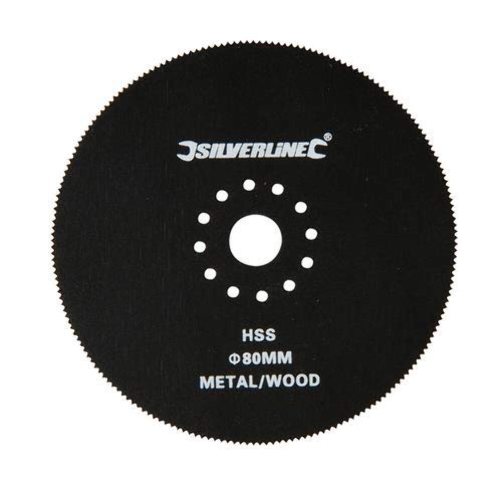 Silverline 156711 Multi-Cutter Circular Cutting Blade, 80 mm