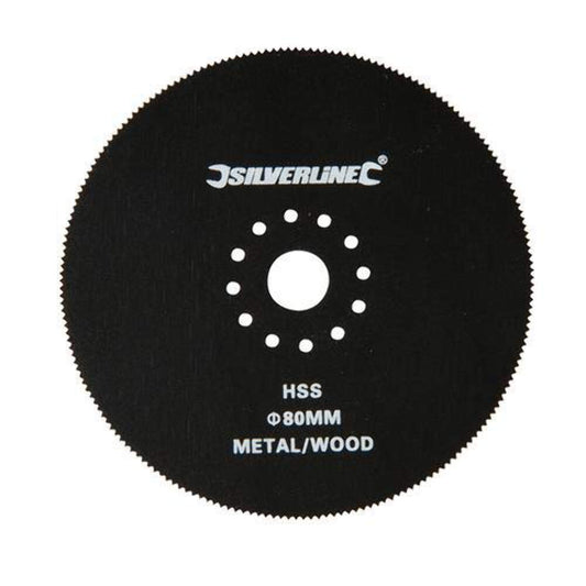 Silverline 156711 Multi-Cutter Circular Cutting Blade, 80 mm