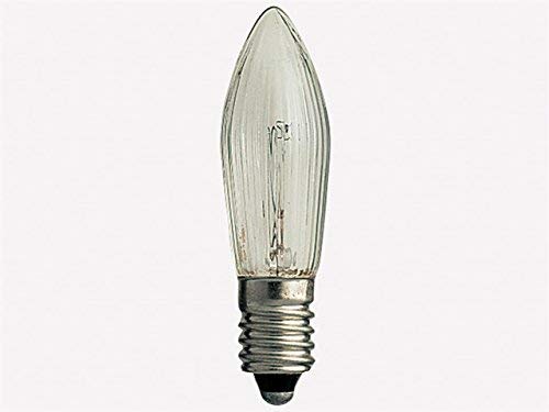 Konstsmide 1042-030 Official Spares Welcome Light Bulbs, 34 V, 3 W - Pack of 3, Clear