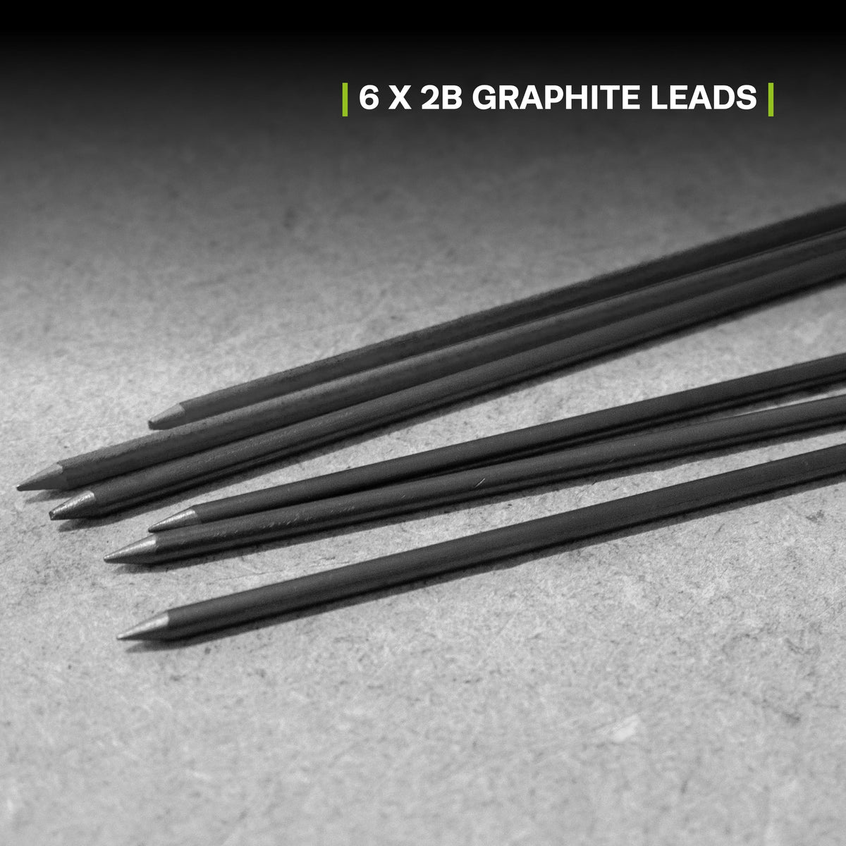 Tracer 6 x Replacement Lead Dispenser (including 6 x 2B Dark Graphite Replacement Leads)
