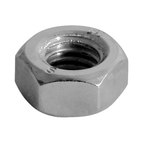 Pack of 10 M10 Hex Full Nuts - Stainless Steel