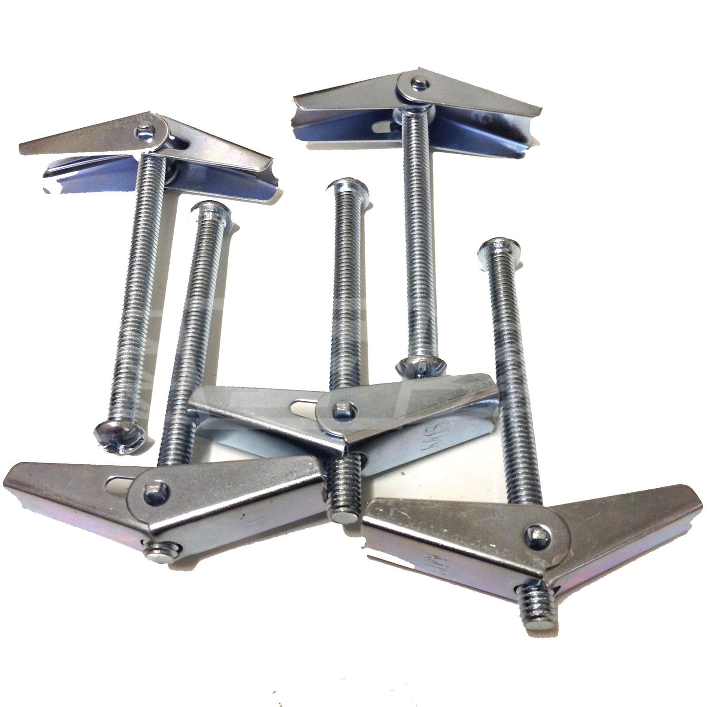 M5 x 50mm Spring Toggle with Screw PLASTERBOARD Hollow Wall FIXINGS (4)