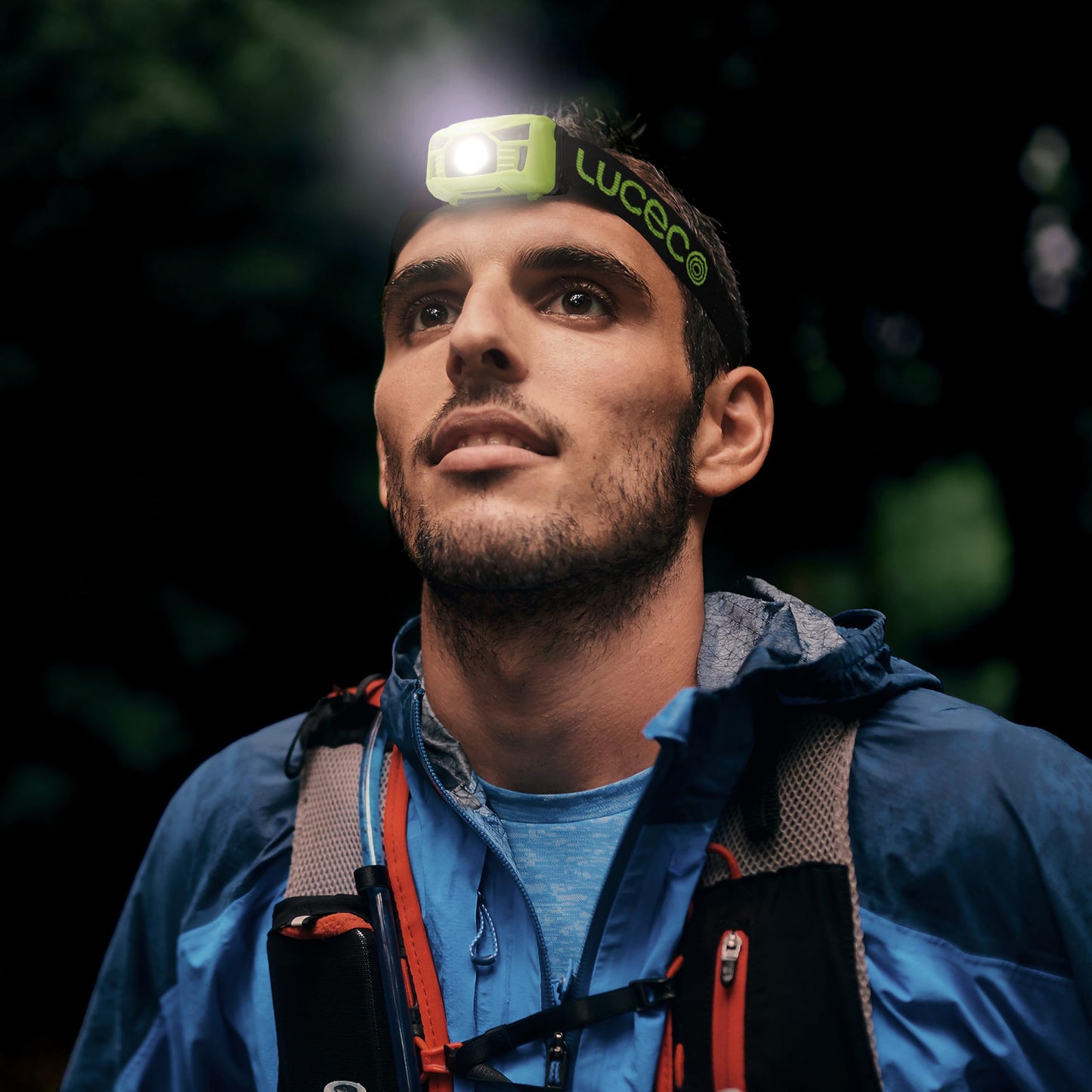 Luceco LED Inspection Head Torch with USB and PIR Motion Sensor, 5 Light Modes, Adjustable, Rechargeable, Inspection Lights, High-Vis, IK04, 3W, 150lm, 6500K, LILH15P65