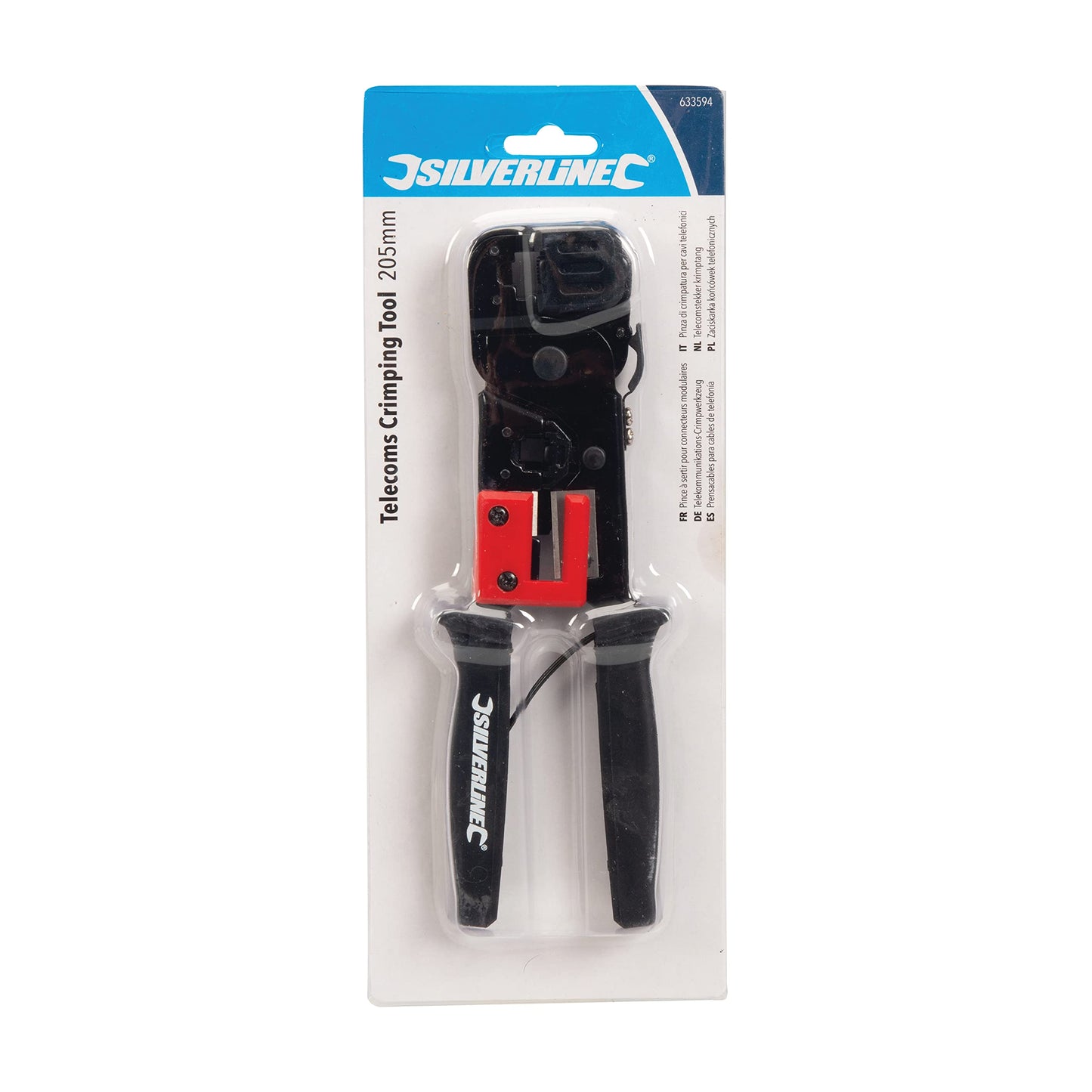 Silverline Telecoms Crimping Tool 205mm (633594)