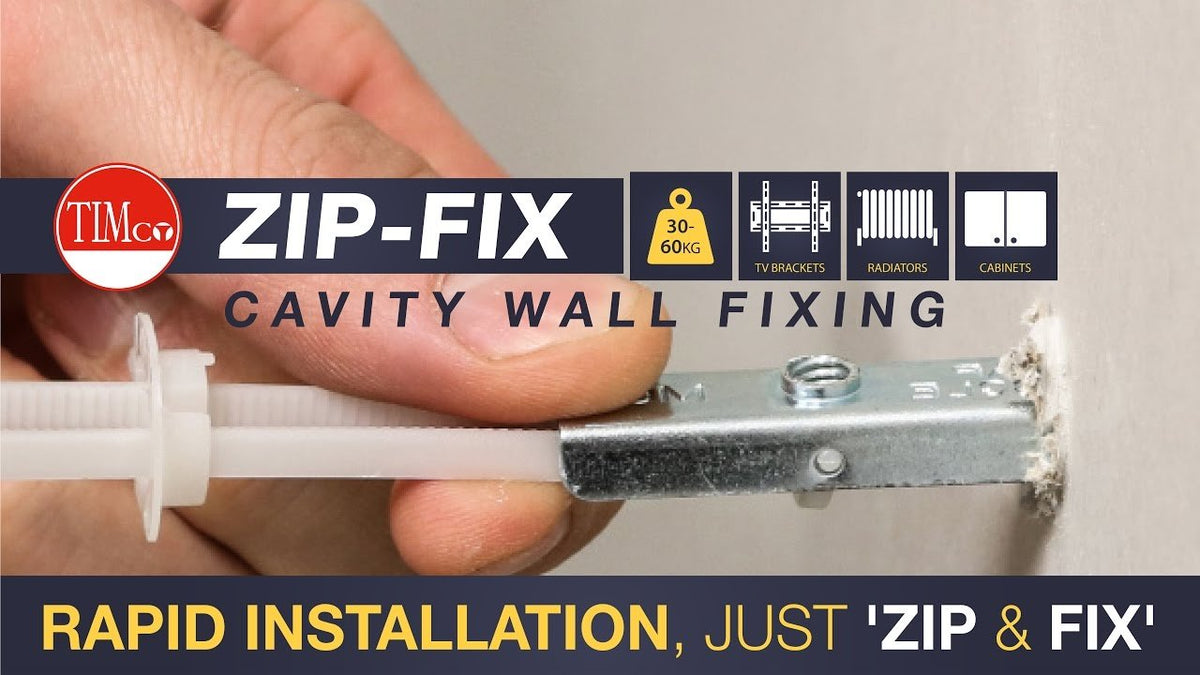 Timco Zip-Fix Plasterboard Cavity Fixing (Bag of 10)