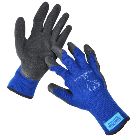 ARTIC POLAR EXTRA WARM EXTRA GRIP WINTER WORKING GLOVE SIZE MEDIUM (9) BLUE