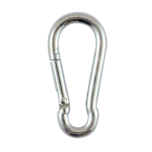 Timco - Carbine Hooks - Zinc (Size 5mm - 5 Pieces)
