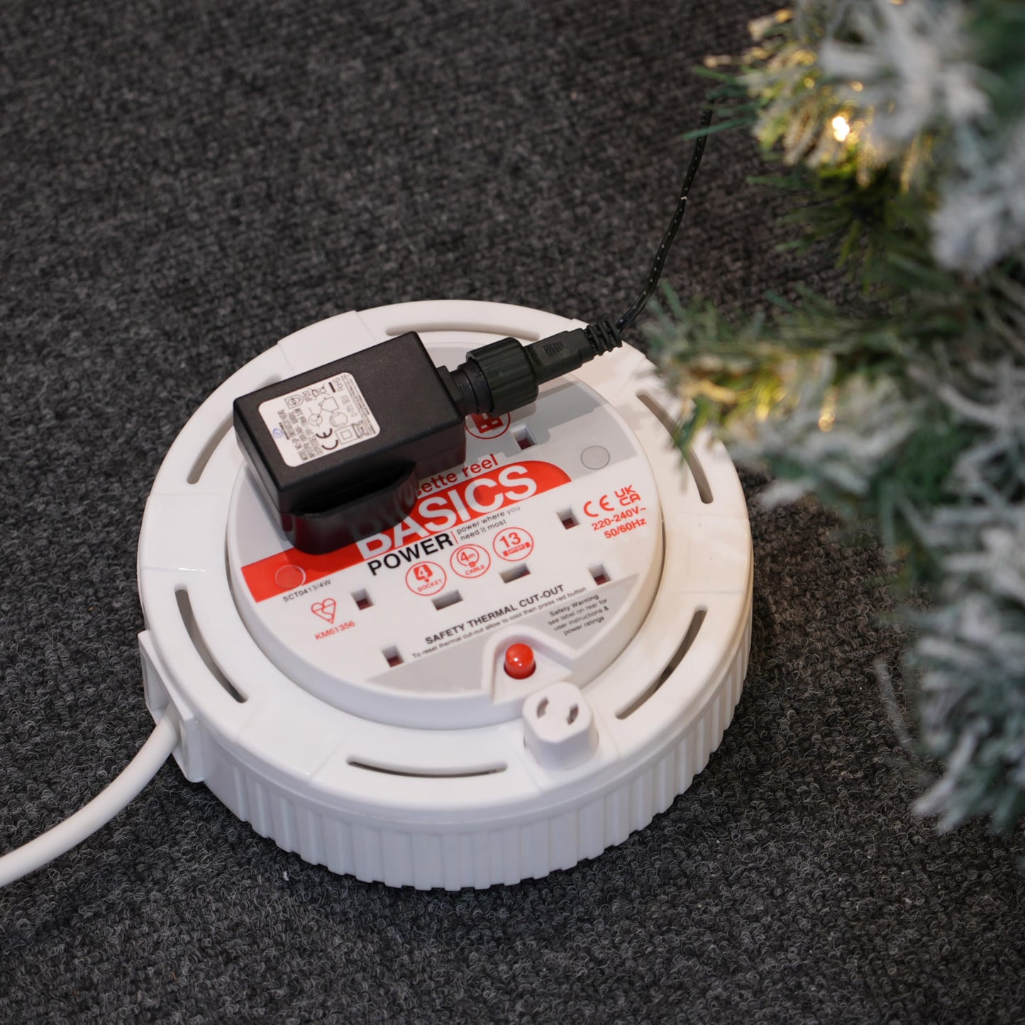 Masterplug Socket Cassette Reel Extension Lead